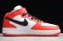 Nike Air Force 1 Mid 07 White Red Black 2019 804609 160