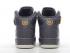 รองเท้า Nike Air Force 1 07 Mid Dark Grey White Metallic Gold 315121-049