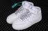 נעלי ריצה לבנים של נייקי אייר פורס 1 07 מיד לייזר 369733-809