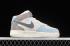 Nike Air Force 1 07 Mid Light Gris Bleu Blanc Chaussures AL6896-559