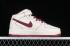 Nike Air Force 1 07 Mid Off White Dark Red UW2369-015