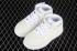 buty Nike Air Force 1 07 Mid White Blue Little Kids 314197-400