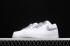 Nike Air Force 1'07 Mid Weiß Silber Reflektierende Lichtlaufschuhe 366751-606