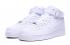 Nike Air Force 1 Mid 07 High Top Branco Sapatos Casuais 316123-111