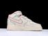 Nike Air Force 1 Mid All White Red Casual Trampki AO2518-226