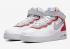 Nike Air Force 1 Mid Athletic Club Wit Rood Grijs DH7451-100