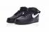 Nike Air Force 1 Mid Zwart Leer Pack 315123-043