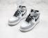 Nike Air Force 1 Mid Cool Gris Blanco Negro Lifestyle Zapatos CT1266-092