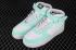 Nike Air Force 1 Mid GS Island Green Pure Platinum Unisex cipőket 596729-301