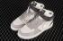 buty Nike Air Force 1 Mid Grey Black Beige White DG9158-616