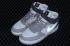 Nike Air Force 1 Mid Gri Siyah Bej Beyaz Ayakkabı DG9158-616 .
