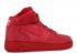 Nike Air Force 1 Mid Gs Gym Blanc Rouge 314195-603