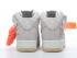buty do biegania Nike Air Force 1 Mid Light Grey White Gum CW2255-100