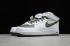 נעלי ריצה של Nike Air Force 1 Mid Retro לבן ירוק כהה 554724-088