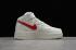 Nike Air Force 1 Mid Sail University piros fehér cipőt 3154123-126