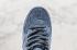 Nike Air Force 1 Mid suede blu scuro bianco scarpe AA1118-007
