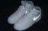 tênis Nike Air Force 1 Mid branco escuro cinza AO6617-306
