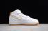 Giày Nike Air Force 1 Mid White Muted Bronze Leather AQ8650-101
