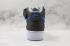 buty do biegania Nike Air Force 1 Mid YOHOOD ciemnoszare niebieskie białe 778900-100