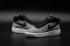 Nike Air Force One AF1 Ultra Flyknit Mid QS Bright Grey Black Masculino Sapatos de estilo de vida 817420-002