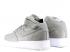 Nike Lab Air Force 1 Mid Light Charcoal Blanc Chaussures Pour Hommes 819677-001
