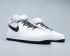 Naisten Nike Air Force 1 Mid 07 LV8 White Black Running Shoes 366731-808