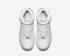Femmes Nike Air Force 1 Mid 07 Cuir Triple Blanc Femmes Chaussures 366731-100