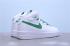 tênis feminino Nike Air Force 1 Mid 07 branco verde 366731-909