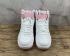 Zapatillas para correr Nike Air Force 1 Mid Summit blancas y rosadas para mujer CD6916-102