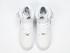 γυναικεία παπούτσια Nike Air Force 1 Mid White Blue Unisex Casual 596728-308