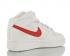 Dámské pánské běžecké boty Nike Air Force 1 Mid White Red 315123-128