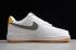 2020 Latest Nike Air Force 1'07 White Grey Yellow Mens Size CJ8836 100