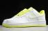 2020 Latest Nike Air Force 1'07 White Yellow 808128 616