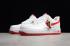 Mens and Womens Nike Air Force 1 Retro CT16 QS White Red AQ4226 126