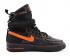 Nike Air Force 1 Boot Field Black Orange Womens Shoes 816771-991