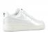 Nike 女式 Air Force 1'07 Lx Luxe 白色 Summit 黑色 898889-100