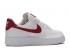 Nike Womens Air Force 1white Noble Red White 315115-154