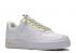 Nike Mujer Air Force 1white reflectante blanco cromo negro amarillo 898889-104