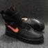Scarpe Nike Special Forces Air Force 1 Faded Olive Nero Arancia