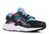 Nike Huarache Run Ps Gamma Blue Pink Blast สีดำสีขาว 704951-005