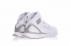 Nike Air Zoom Huarache 2K5 Blanc Métallique Argent Chaussures de basket-ball 310850-111