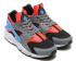 Nike Air Huarache Run Bright Crimson Grey Crimson Blue Uomo Scarpe 318429-602
