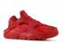 Nike Air Huarache Run Triple Rojo Gym Rojo 634835-601