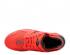 Nike Huarache Run GS Habanero Rojo Negro Blanco Zapatos para correr para niños grandes 654275-605