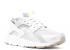 Nike Huarache Run Gs Volt Bianche Argento Metallico 654280-003