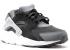 Nike Huarache Run Gs Wolf Blanco Negro Gris Rk 654275-001