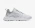 Femmes Nike Air Huarache Run Ultra Jacquard Blanc Métallique Argent Femmes Chaussures 818061-100