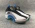 Air Jordan 35 High Retro White Black Dark Blue Basketball Shoes DD3044-103