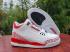 2020 nové Nike Air Jordan 3 Retro White Gym Red Black AJ3 Basketball Shoes 136064-162