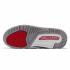 Air Jordan 3 GS Katrina Beyaz Ateş Kırmızı çimento Gri siyah 398614-116, ayakkabı, spor ayakkabı